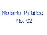 Notario Público No. 92 - Agua, Prieta