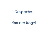 Despacho Romero Rogel