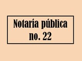 Notaría Pública No. 22