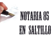 Notaria 85 En  Saltillo