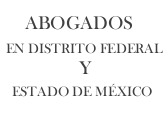 Abogados En Distrito Federal Y Estado De México