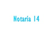 Notaría 14