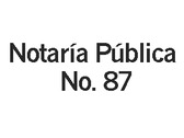 Notaría Pública No. 87