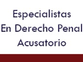 Especialistas En Derecho Penal Acusatorio