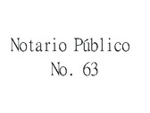 Notario Público No. 63 - Hermosillo, Sonora