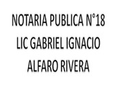 Notaría Pública N°18 Lic Gabriel Ignacio Alfaro Rivera