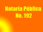 Notaría Pública No. 192