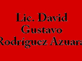 Lic. David Gustavo Rodríguez Azuara.
