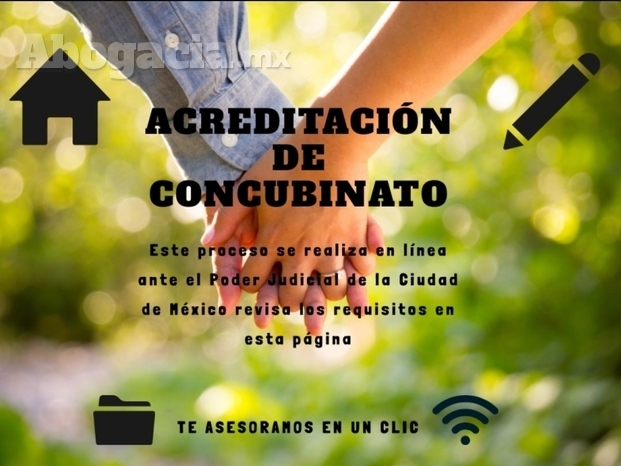 ACREDITACIÓN DE CONCUBINATO EN CDMX