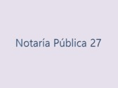 Notaría Pública 27